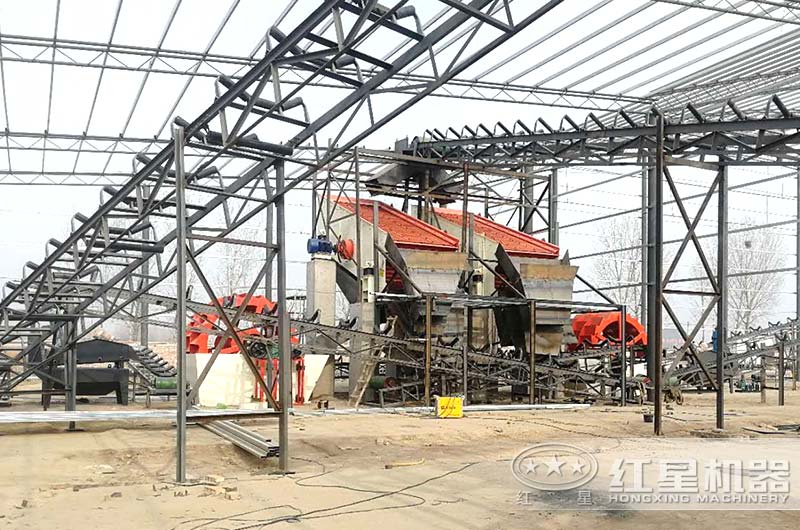 紅星洗砂機現場 紅星洗砂機現場
